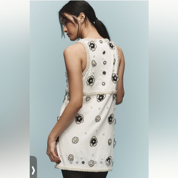 Anthropologie NWT Maeve 3D Embellished Shift Mini Dress size 3X. - Picture 4 of 12